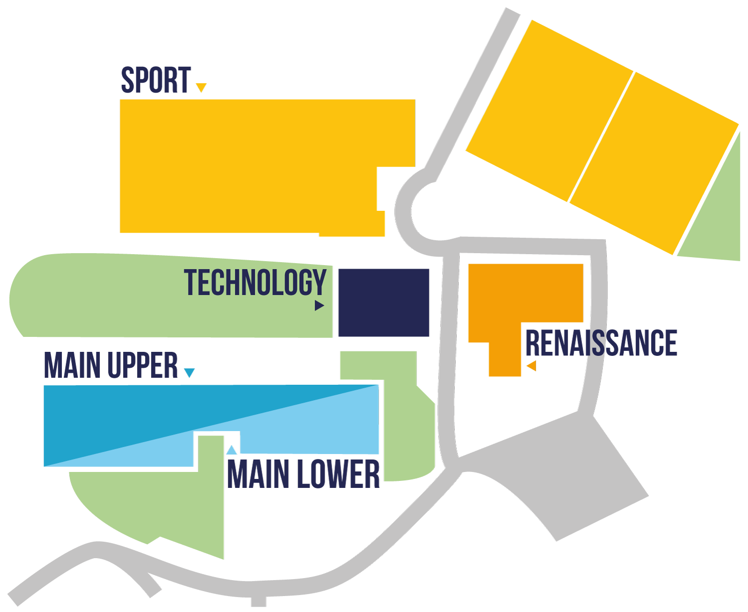 Map of The Deanes Academy